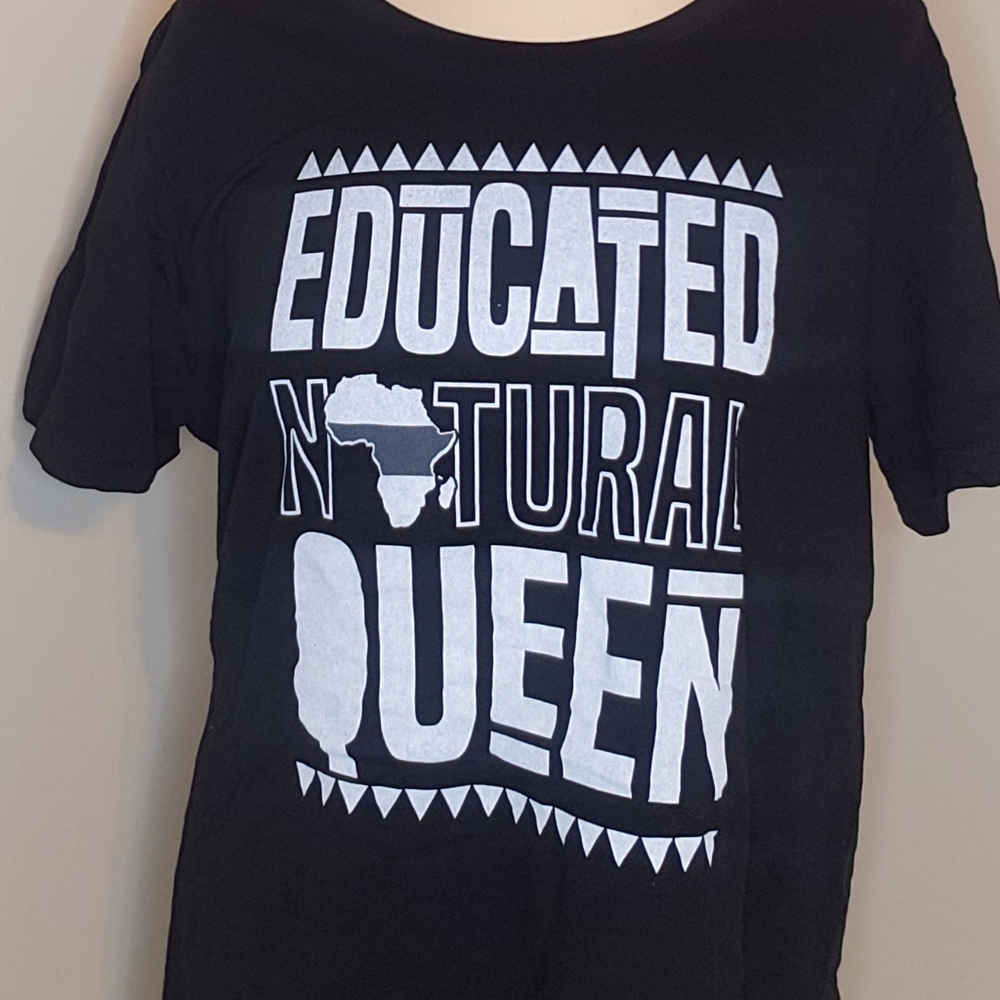 African Educated Natural Queen Tee